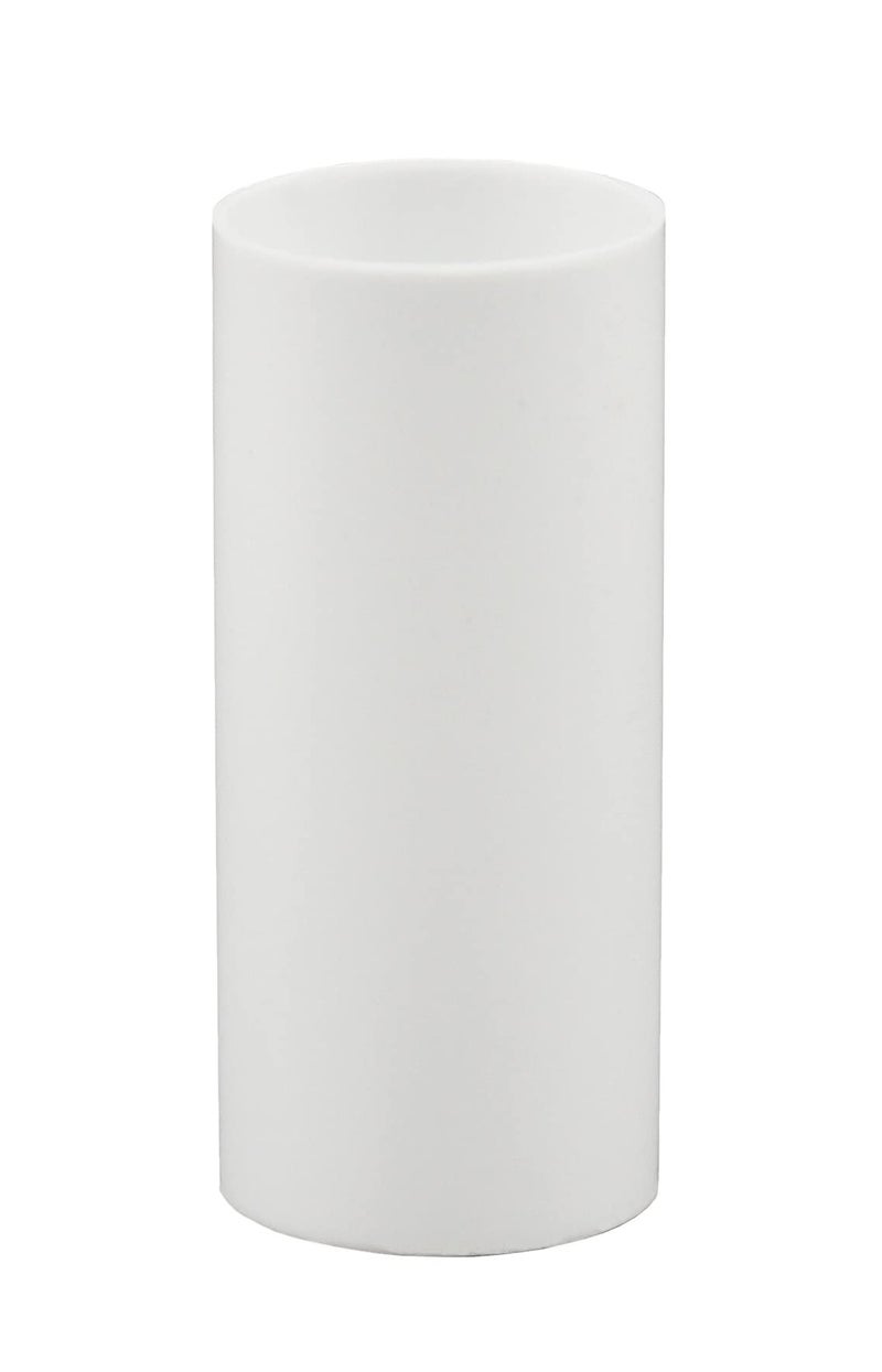 Creative HobbiesÂ® 2" White Plastic Candle Covers Sleeves Chandelier Socket Covers ~ 2 Inch Candelabra Base | Set of 6 - Image 2